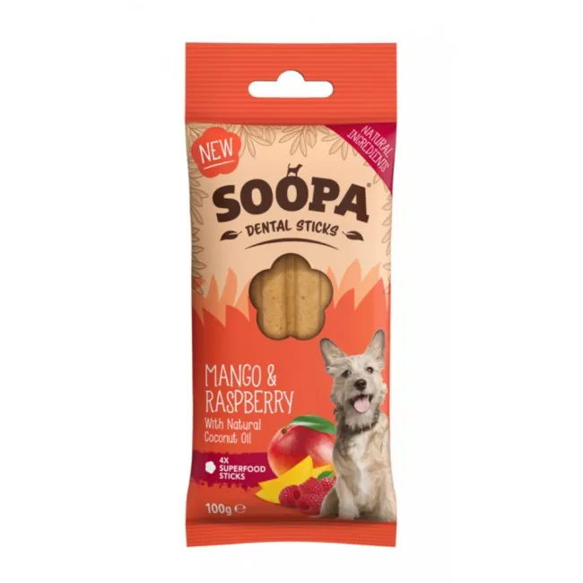 Soopa Dentals MANGO & RASPBERRY