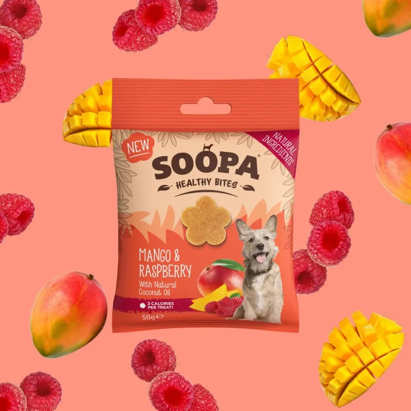 Soopa Bites MANGO & RASPBERRY