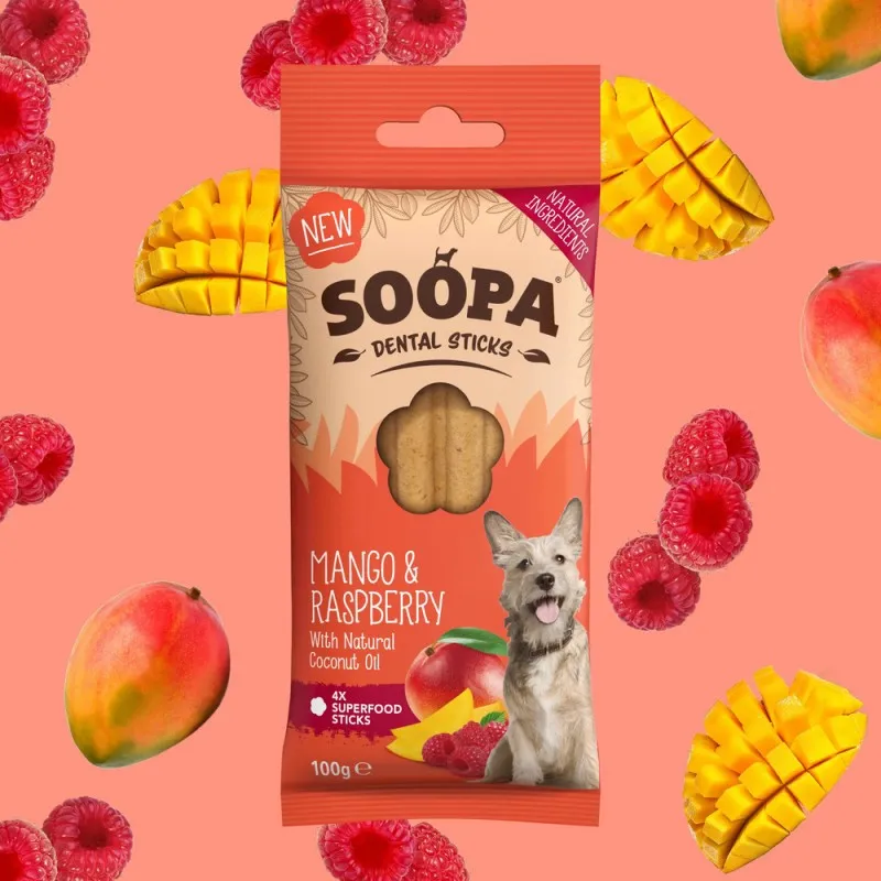 Soopa Dentals MANGO & RASPBERRY